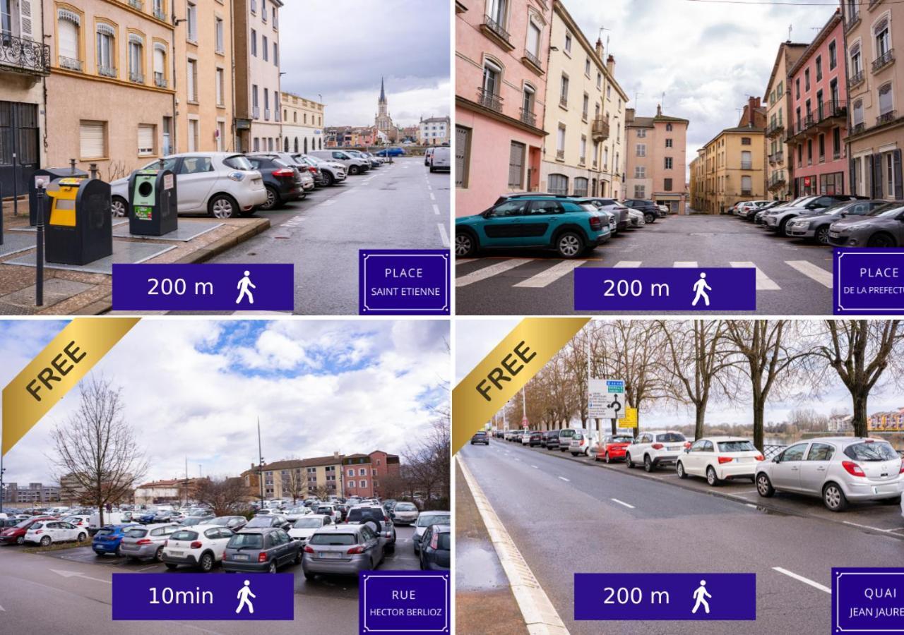 Myappart71 - La Prefecture - Appartement En Coeur De Ville มากง ภายนอก รูปภาพ